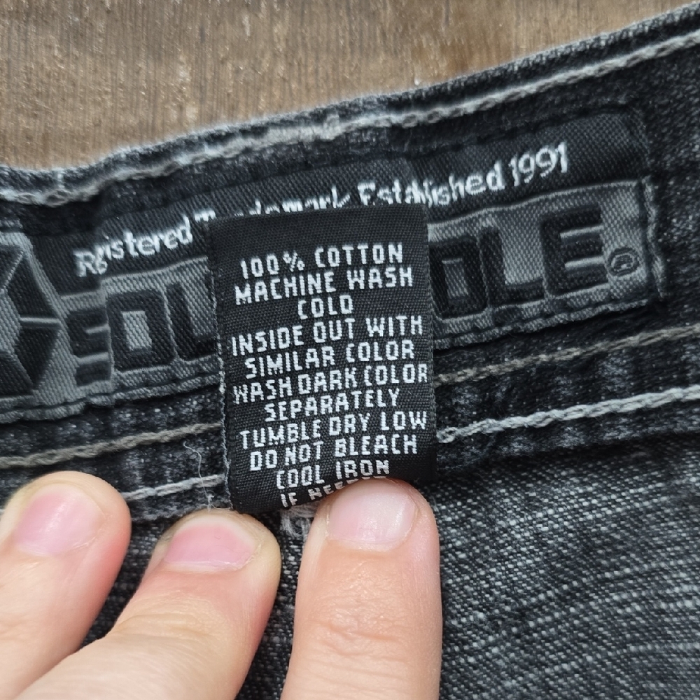 South Pole Dark Gray Relaxed Jeans - Picture 4 of 6